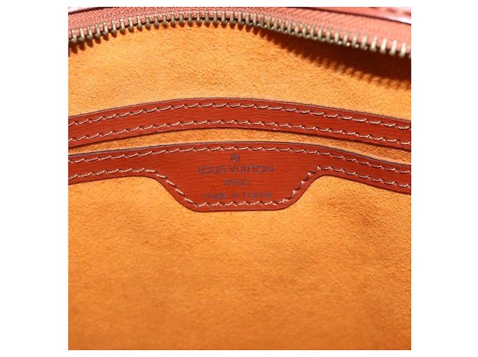 LOUIS VUITTON Borsa a Mano Epi Saint Jacques Marrone M52263 LV Auth BA11442 - vista 18
