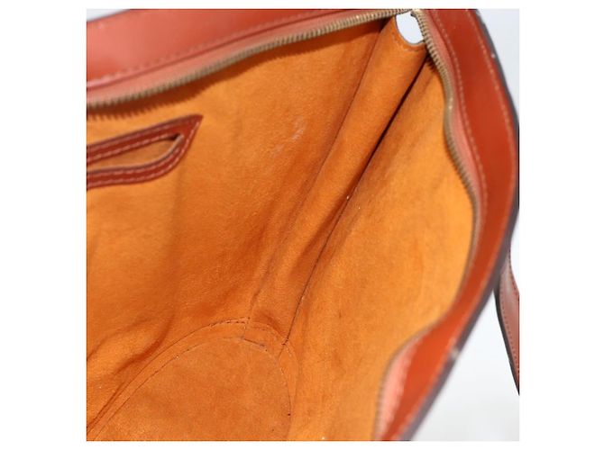 LOUIS VUITTON Borsa a Mano Epi Saint Jacques Marrone M52263 LV Auth BA11442 - vista 19