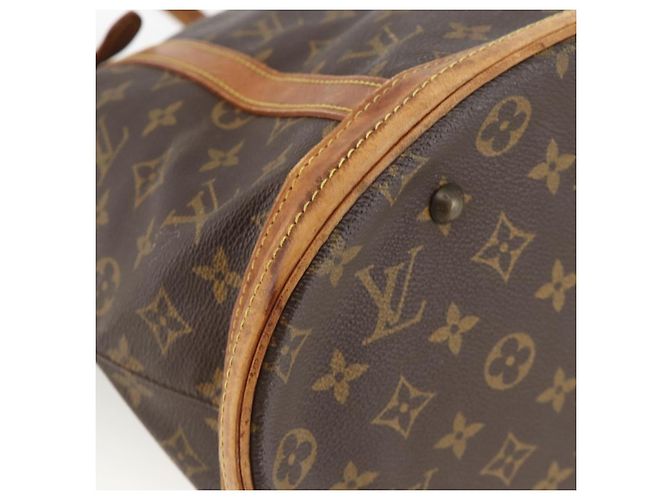 LOUIS VUITTON Borsa a Spalla Monogram Bucket GM M42236 LV Auth ka3186 Monogramma - vista 14
