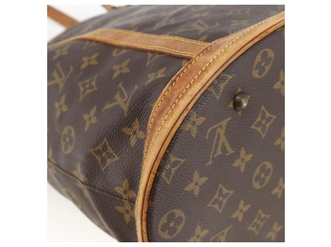 LOUIS VUITTON Borsa a Spalla Monogram Bucket GM M42236 LV Auth ka3186 Monogramma - vista 16