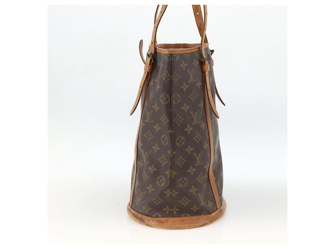 LOUIS VUITTON Borsa a Spalla Monogram Bucket GM M42236 LV Auth ka3186 Monogramma - vista 3