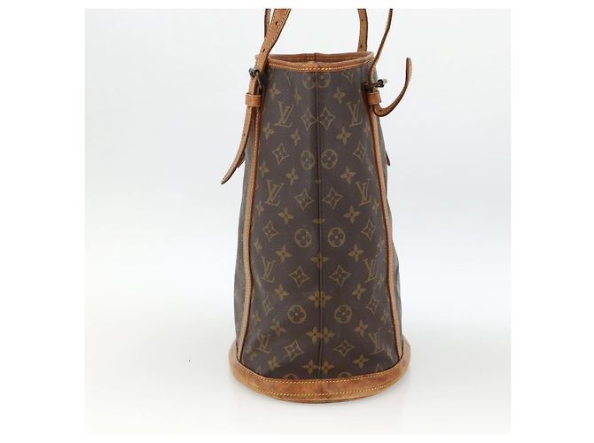 LOUIS VUITTON Borsa a Spalla Monogram Bucket GM M42236 LV Auth ka3186 Monogramma - vista 4