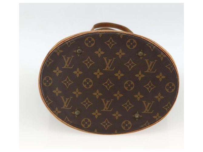 LOUIS VUITTON Borsa a Spalla Monogram Bucket GM M42236 LV Auth ka3186 Monogramma - vista 5