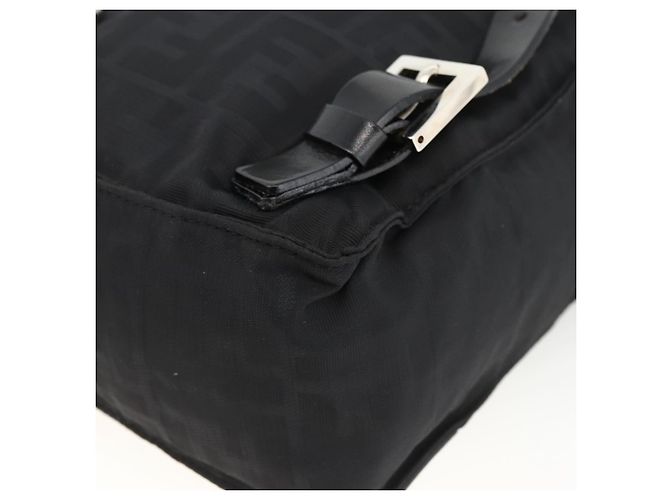 FENDI Zucca Canvas Rucksack Schwarz Silber Auth BSZ267V - Ansicht 15