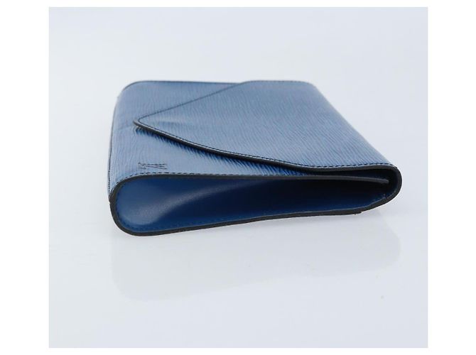 LOUIS VUITTON Clutch Art Déco Epi Blu M52635 LV Auth ka3124 - vista 3