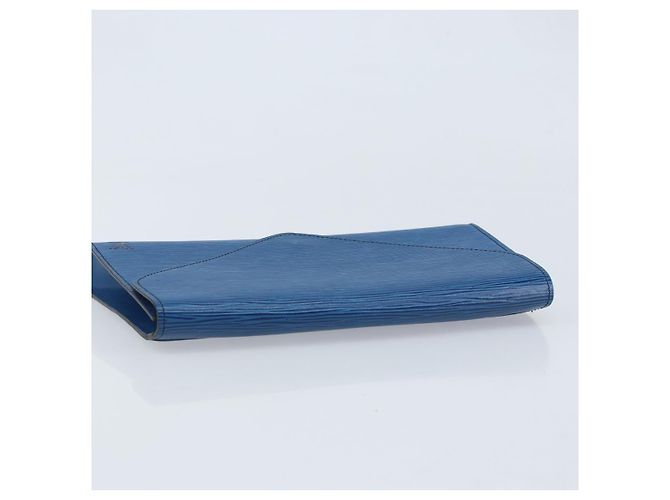 LOUIS VUITTON Clutch Art Déco Epi Blu M52635 LV Auth ka3124 - vista 5
