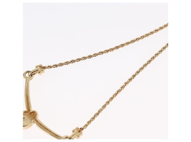 Collana Christian Dior metallo dorato Auth BA11471A - vista 11
