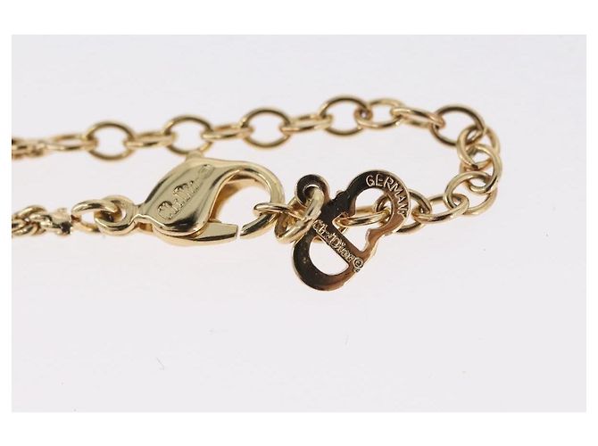 Collana Christian Dior metallo dorato Auth BA11471A - vista 15