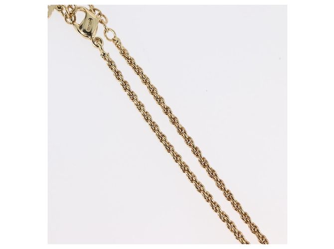 Collana Christian Dior metallo dorato Auth BA11471A - vista 7