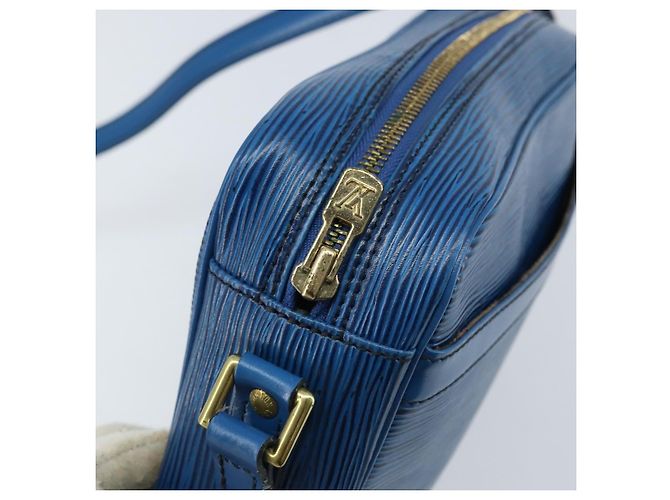 LOUIS VUITTON Borsa a Spalla Epi Trocadero 23 Blu M52305 LV Auth ka3127 - vista 10
