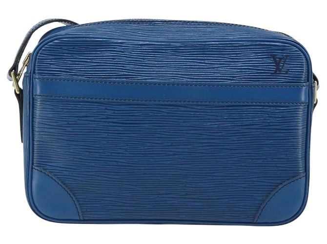 LOUIS VUITTON Borsa a Spalla Epi Trocadero 23 Blu M52305 LV Auth ka3127 - vista 13