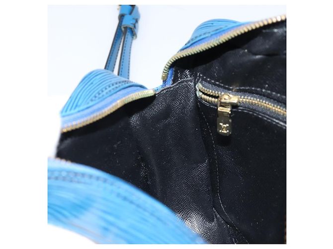 LOUIS VUITTON Borsa a Spalla Epi Trocadero 23 Blu M52305 LV Auth ka3127 - vista 19
