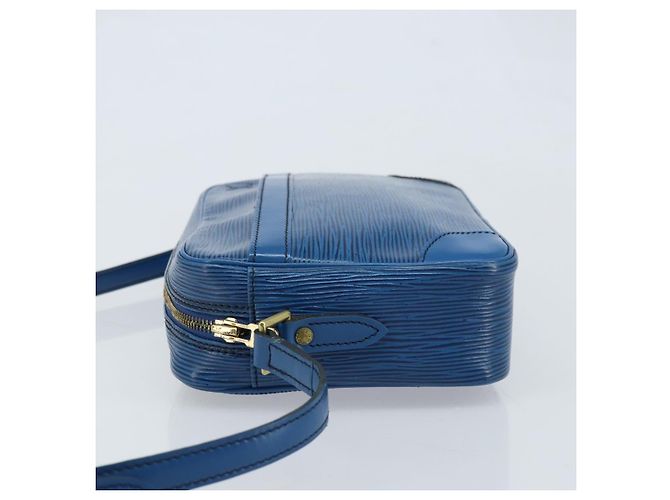 LOUIS VUITTON Borsa a Spalla Epi Trocadero 23 Blu M52305 LV Auth ka3127 - vista 4