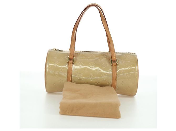 LOUIS VUITTON Borsa a Mano Monogram Vernis Bedford Beige M91006 LV Auth am11044V - vista 12
