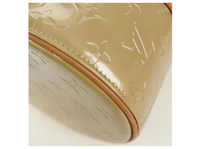 LOUIS VUITTON Borsa a Mano Monogram Vernis Bedford Beige M91006 LV Auth am11044V - vista 17