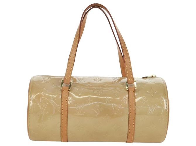LOUIS VUITTON Borsa a Mano Monogram Vernis Bedford Beige M91006 LV Auth am11044V - vista 2
