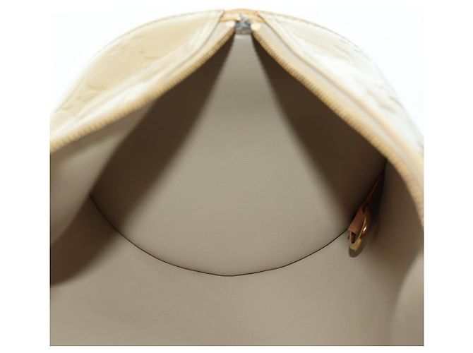 LOUIS VUITTON Borsa a Mano Monogram Vernis Bedford Beige M91006 LV Auth am11044V - vista 20