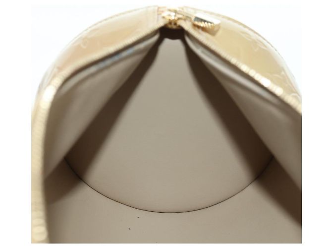 LOUIS VUITTON Borsa a Mano Monogram Vernis Bedford Beige M91006 LV Auth am11044V - vista 21