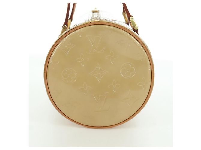 LOUIS VUITTON Borsa a Mano Monogram Vernis Bedford Beige M91006 LV Auth am11044V - vista 3