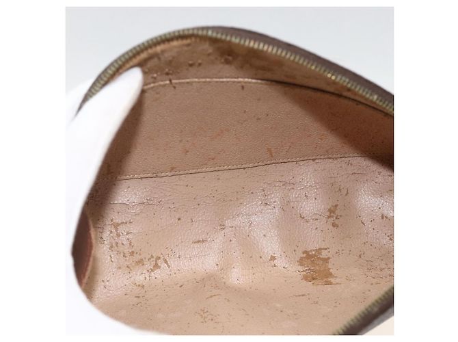 LOUIS VUITTON Trousse Demi Ronde Monogram Pouch Cosmétique M47520 LV Auth ka3231 Monogramme - vue 10