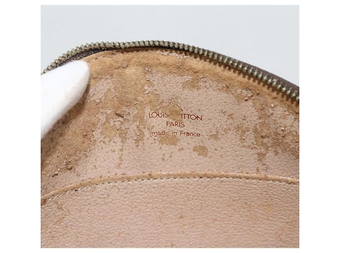 LOUIS VUITTON Trousse Demi Ronde Monogram Pouch Cosmétique M47520 LV Auth ka3231 Monogramme - vue 9