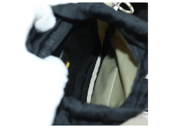 FENDI Fendines Schultertasche Nylon Grün Silber Authentisch mr2067V - Ansicht 21
