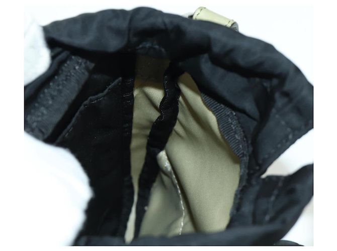 FENDI Fendines Schultertasche Nylon Grün Silber Authentisch mr2067V - Ansicht 22