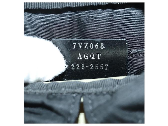 FENDI Fendines Schultertasche Nylon Grün Silber Authentisch mr2067V - Ansicht 25