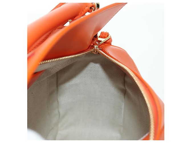 LOEWE - Borsa Puzzle Ghibli Castello Errante di Howl Calcifer Arancione Auth 167092SM D'oro - vista 26