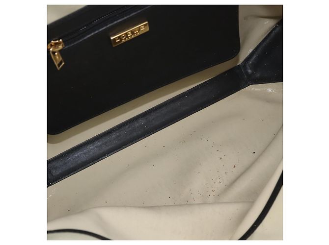 Borsa a Mano LOEWE in Tela Pelle Beige Oro Auth 174611 D'oro - vista 10