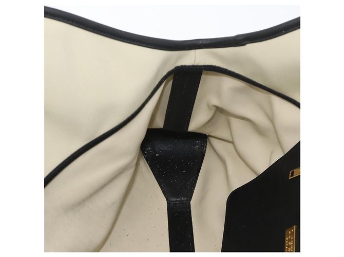 Borsa a Mano LOEWE in Tela Pelle Beige Oro Auth 174611 D'oro - vista 20
