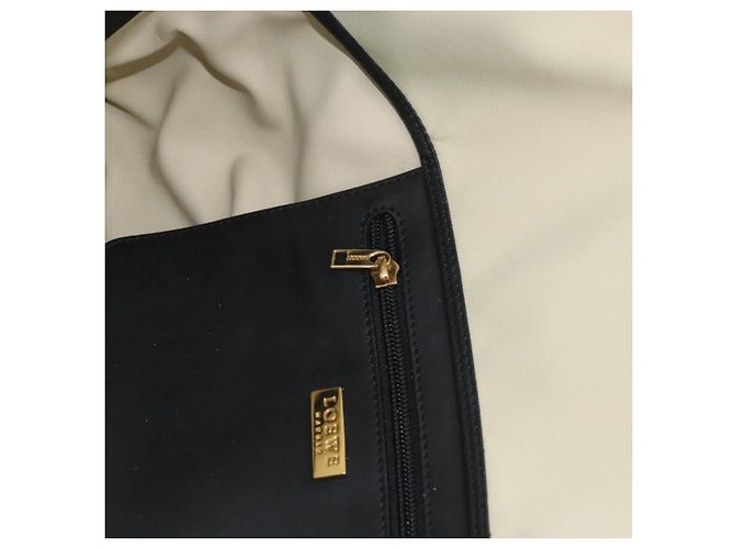 Borsa a Mano LOEWE in Tela Pelle Beige Oro Auth 174611 D'oro - vista 21
