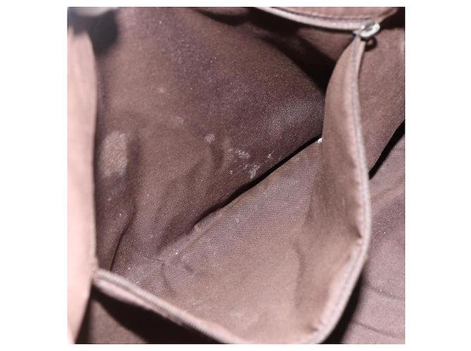 Borsa Tote Abbey GG Canvas Gucci Beige Oro 141472 Auth BSZ183 D'oro - vista 19