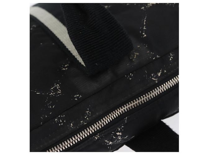 CHANEL Nuova Borsa da Viaggio in Nylon Nera CC Auth BA11357 Nero - vista 7