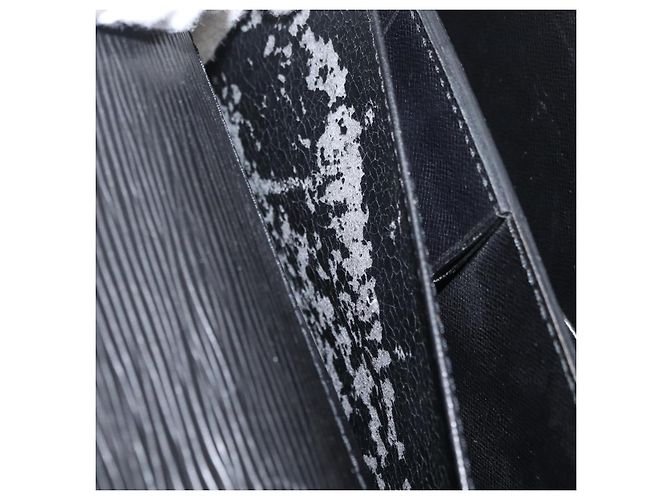 LOUIS VUITTON Maletín Consejero Epi Negro M54422 LV Auth BA11219 - vista 10