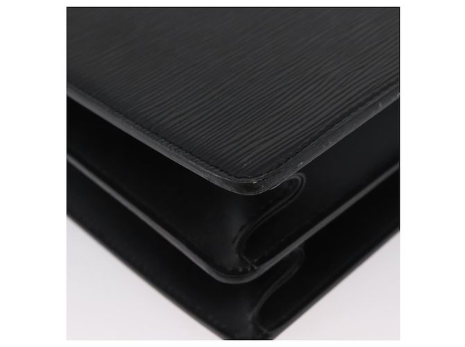 LOUIS VUITTON Maletín Consejero Epi Negro M54422 LV Auth BA11219 - vista 16
