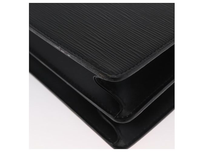 LOUIS VUITTON Maletín Consejero Epi Negro M54422 LV Auth BA11219 - vista 17
