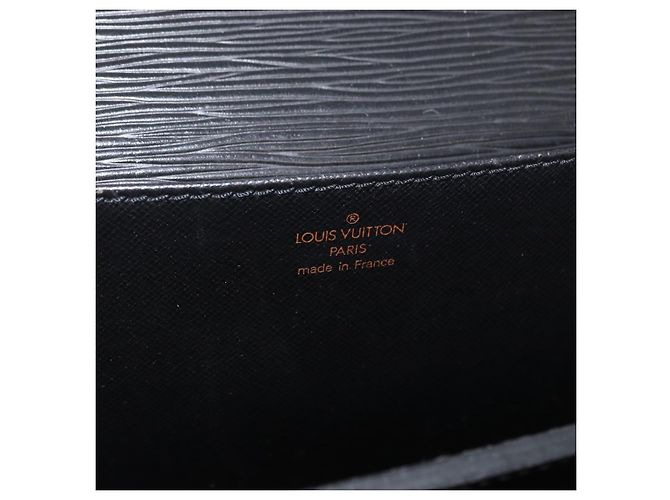 LOUIS VUITTON Maletín Consejero Epi Negro M54422 LV Auth BA11219 - vista 20