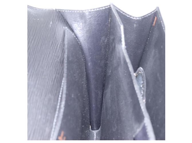 LOUIS VUITTON Maletín Consejero Epi Negro M54422 LV Auth BA11219 - vista 21