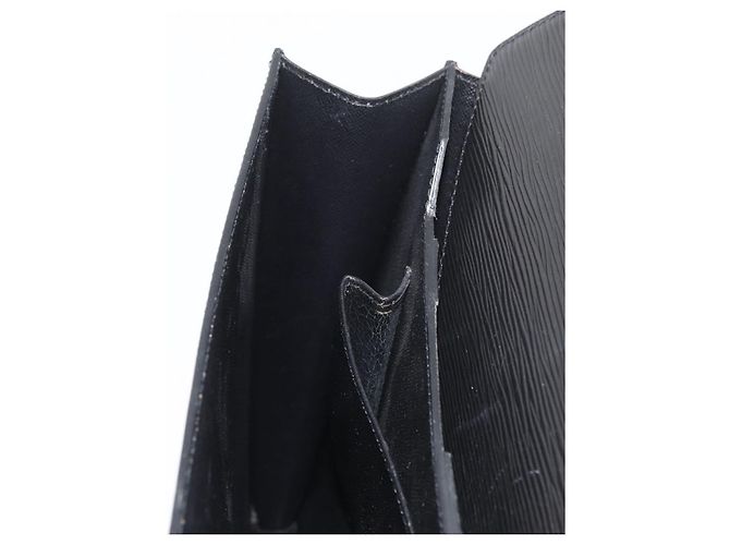 LOUIS VUITTON Maletín Consejero Epi Negro M54422 LV Auth BA11219 - vista 24