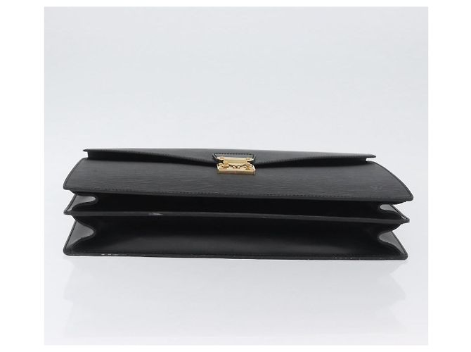 LOUIS VUITTON Maletín Consejero Epi Negro M54422 LV Auth BA11219 - vista 5