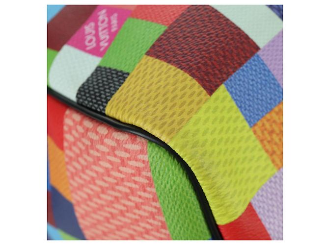 LOUIS VUITTON Keepall Bandouliere 50 Damier Graffiti 3D N50019 Auth LV LNZ783SM Mehrfarben - Ansicht 17