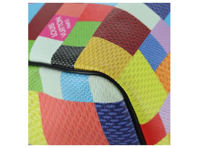 LOUIS VUITTON Keepall Bandouliere 50 Damier Graffiti 3D N50019 Auth LV LNZ783SM Mehrfarben - Ansicht 19