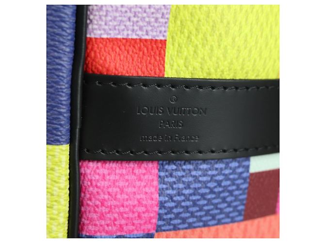 LOUIS VUITTON Keepall Bandouliere 50 Damier Graffiti 3D N50019 Auth LV LNZ783SM Mehrfarben - Ansicht 21