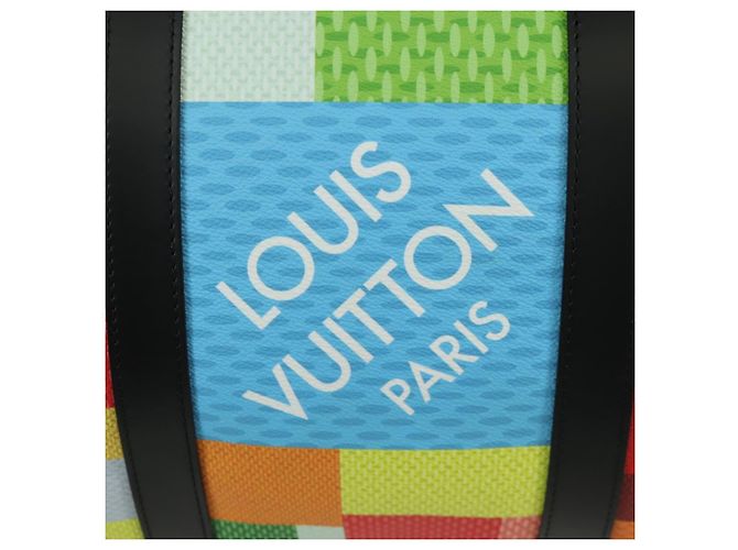 LOUIS VUITTON Keepall Bandouliere 50 Damier Graffiti 3D N50019 Auth LV LNZ783SM Mehrfarben - Ansicht 22