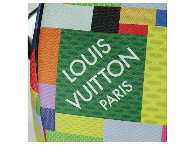 LOUIS VUITTON Keepall Bandouliere 50 Damier Graffiti 3D N50019 Auth LV LNZ783SM Mehrfarben - Ansicht 23