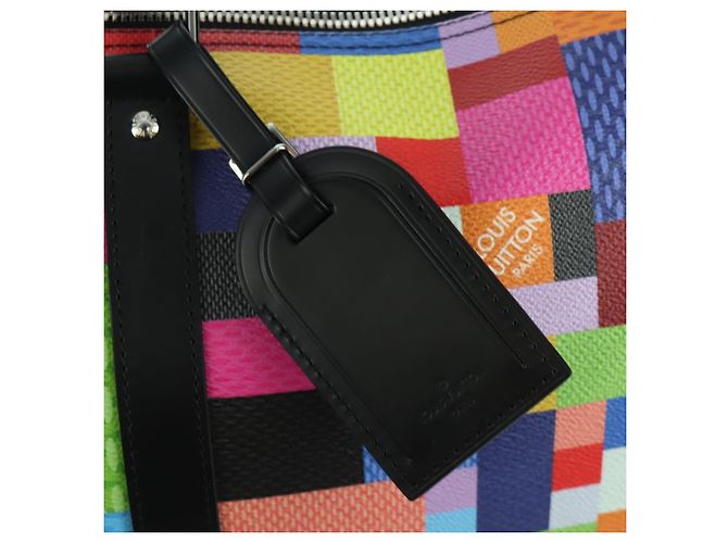 LOUIS VUITTON Keepall Bandouliere 50 Damier Graffiti 3D N50019 Auth LV LNZ783SM Mehrfarben - Ansicht 24