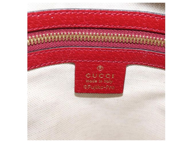 Gucci Zaino Doraemon Micro GG Supreme in PVC beige e oro 647816 Auth LNZ825SAM D'oro - vista 20