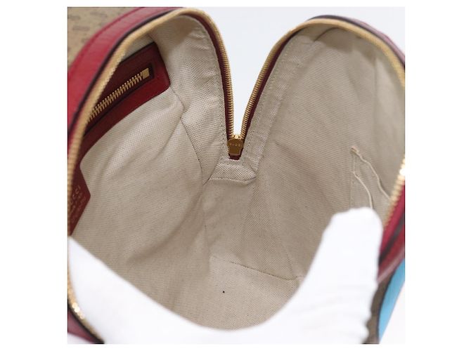 Gucci Zaino Doraemon Micro GG Supreme in PVC beige e oro 647816 Auth LNZ825SAM D'oro - vista 23