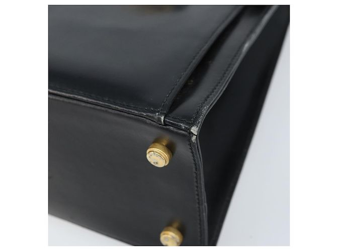 Borsa a mano Salvatore Ferragamo in pelle nera e oro Auth 173690 Nero D'oro - vista 10